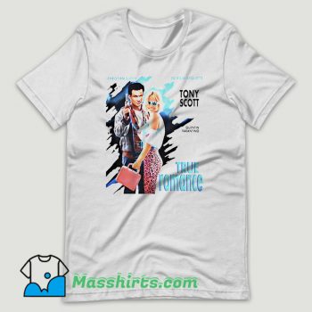 True Romance 90s Action Movie T Shirt Design