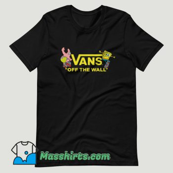 Vans Spongebob Squarepants Collaboration Yellow T Shirt Design