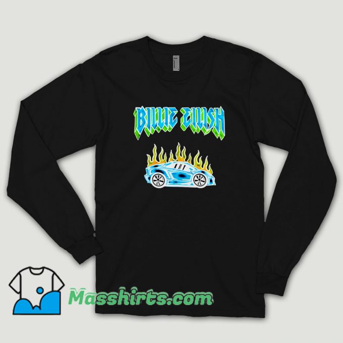 Billie Eilish Car Flames Tour Long Sleeve Shirt