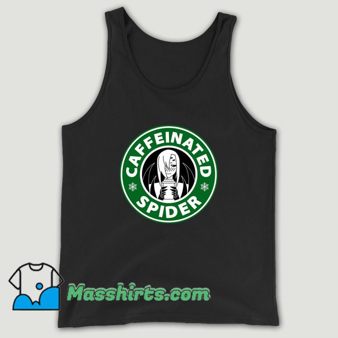 Caffeinated Spider Unisex Tank Top