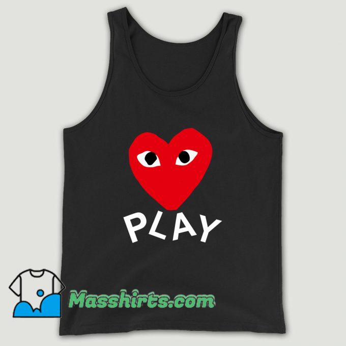 Comme Des Garcons Play Unisex Tank Top