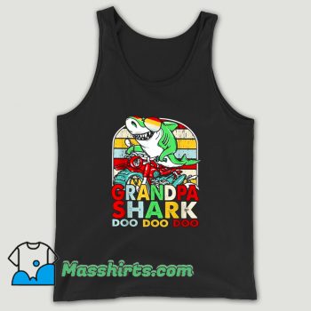 Grandpa Shark Doo Doo Doo Unisex Tank Top