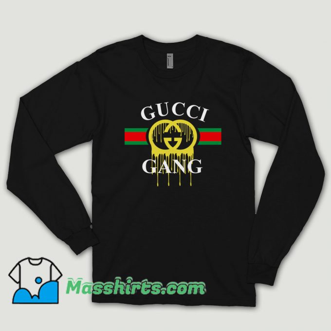 Gucci Gang Dripping Long Sleeve Shirt