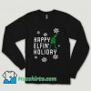 Happy Elfin Holiday Long Sleeve Shirt