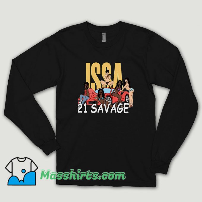 Issa Blanc 21 Savage Long Sleeve Shirt