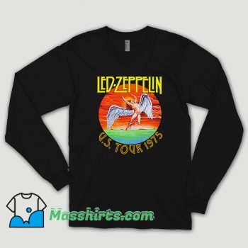 Led Zeppelin Us Tour 1975 Long Sleeve Shirt