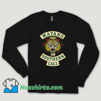 Mayans Mc Patch Long Sleeve Shirt