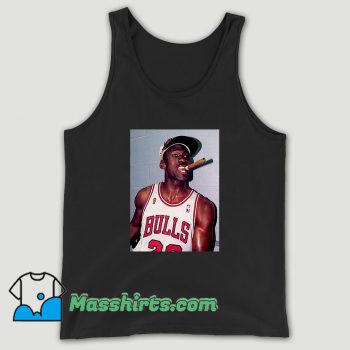 Michael Jordan Cigar Smoke Champions Unisex Tank Top