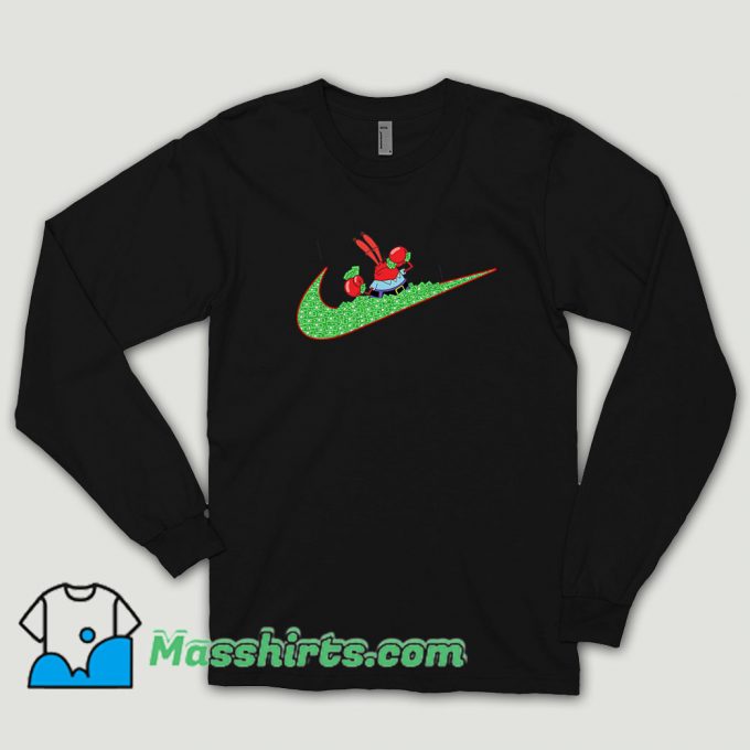 Nike X Spongebob Mr Krab Long Sleeve Shirt