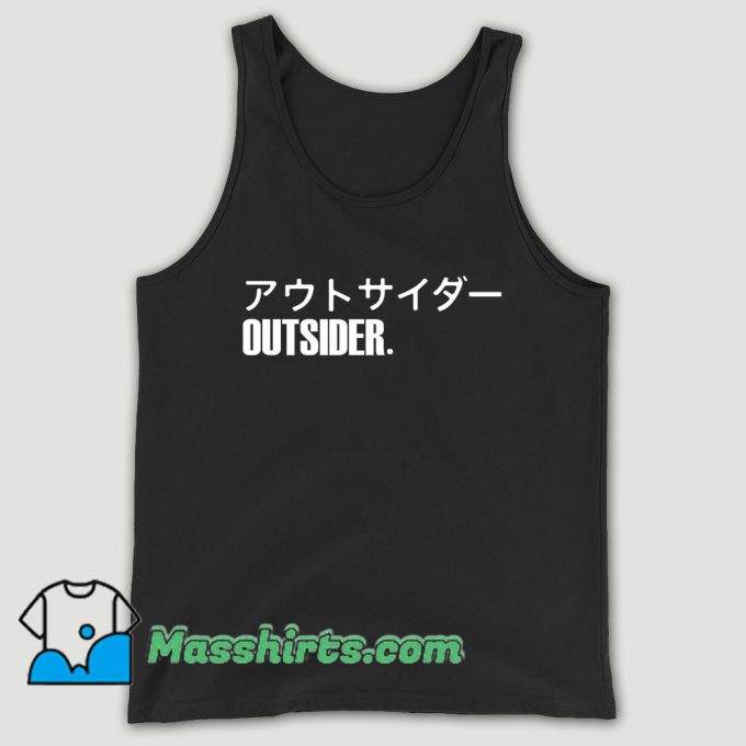 Outsider Japanese Unisex Tank Top