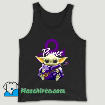 Prince Baby Yoda Hug Guitar Unisex Tank Top