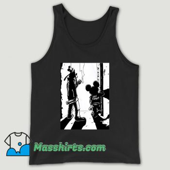 Punk Rock Goofy And Mickey Unisex Tank Top