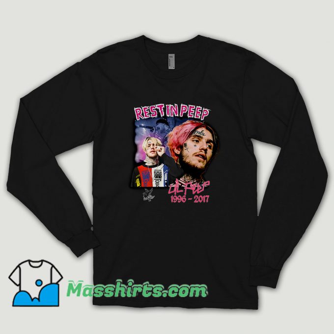 Rest In Lil Peep Memorial Long Sleeve Shirt