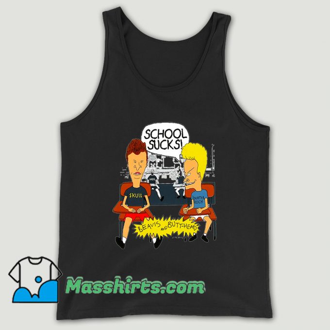 School Sucks Beavis Unisex Tank Top