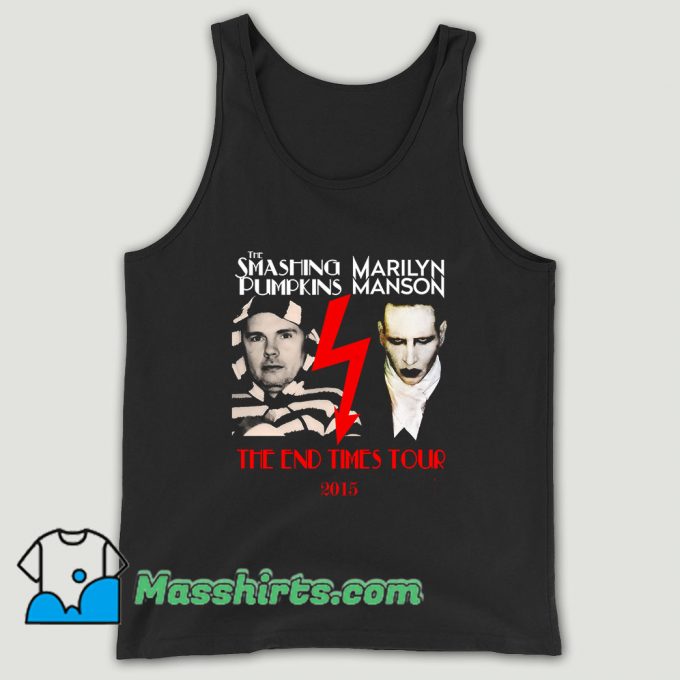 Smashing Pumpkins Marilyn Manson Tour Unisex Tank Top