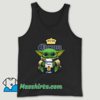 Star War Baby Yoda Hug Corona Extra Beer Unisex Tank Top