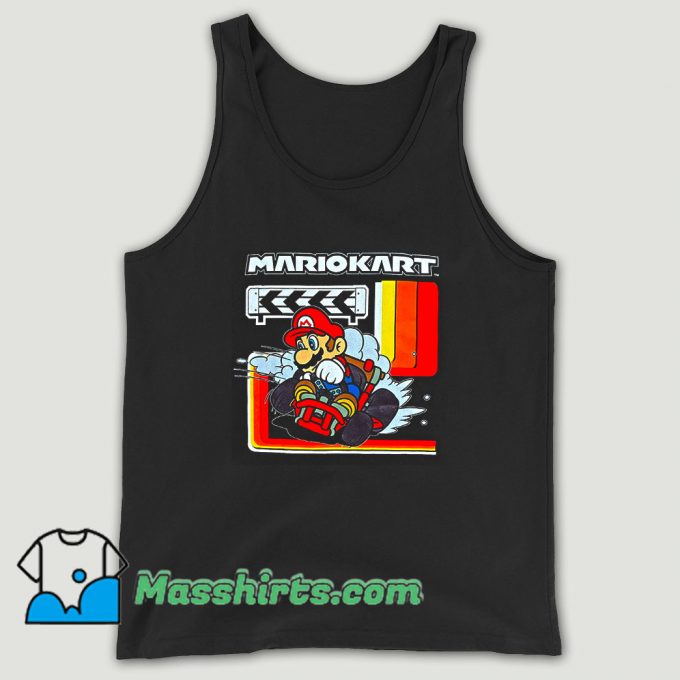 Super Mario Kart Checkered Unisex Tank Top