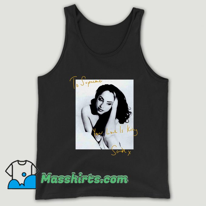 Supreme X Sade Unisex Tank Top