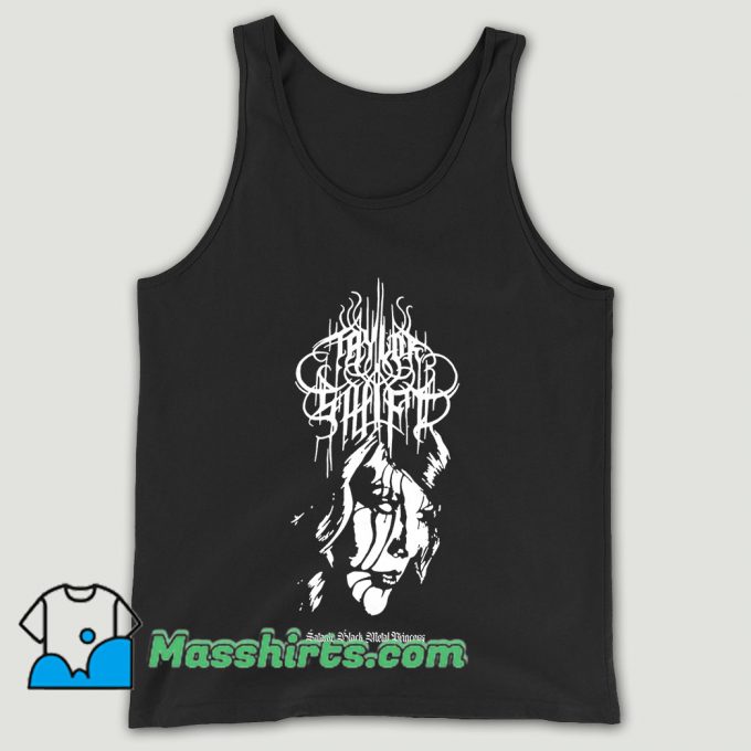 Taylor Swift Black Metal Unisex Tank Top