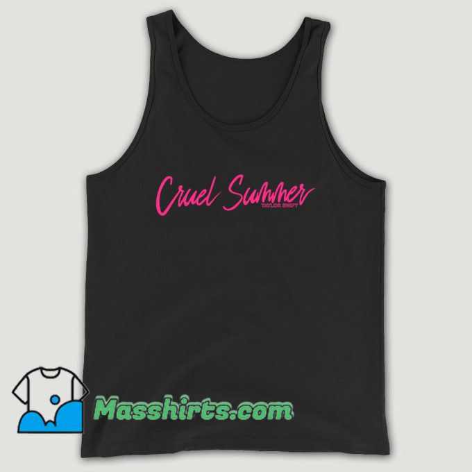 Taylor Swift Black Song Title Unisex Tank Top