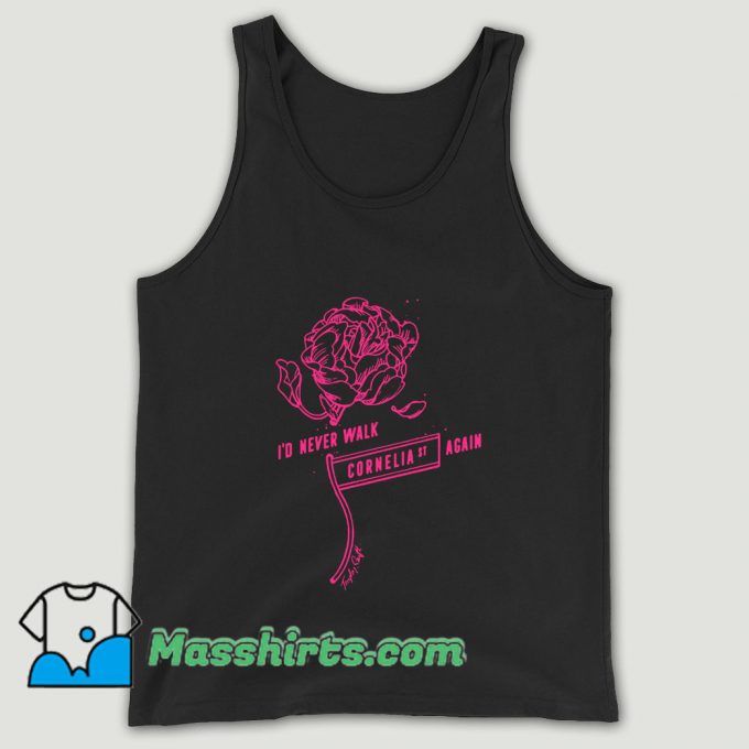 Taylor Swift Cornelia Street Lyrics Unisex Tank Top