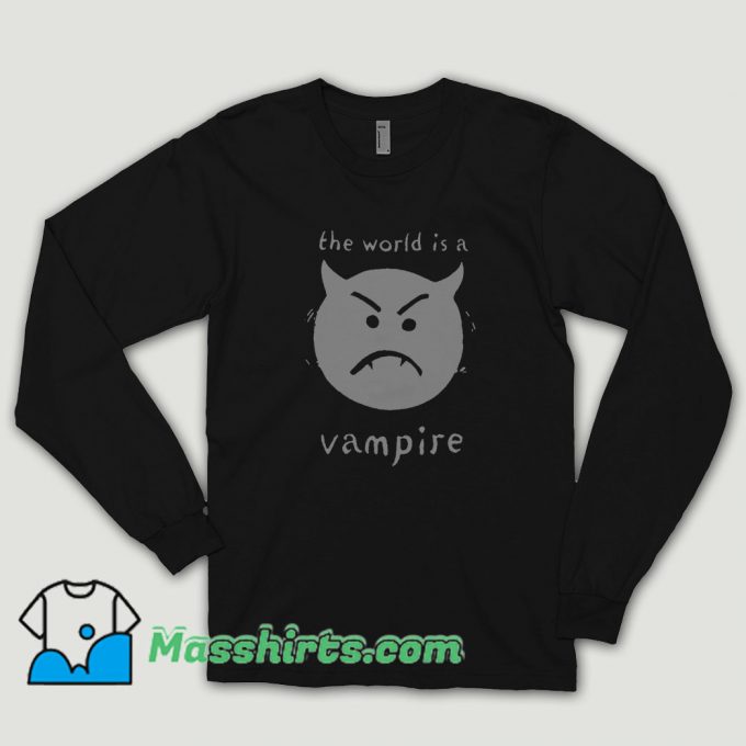 The World Is A Vampire Smashing Pumpkins Long Sleeve Shirt