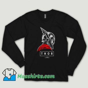 Thor Ragnarok God Graphic Long Sleeve Shirt