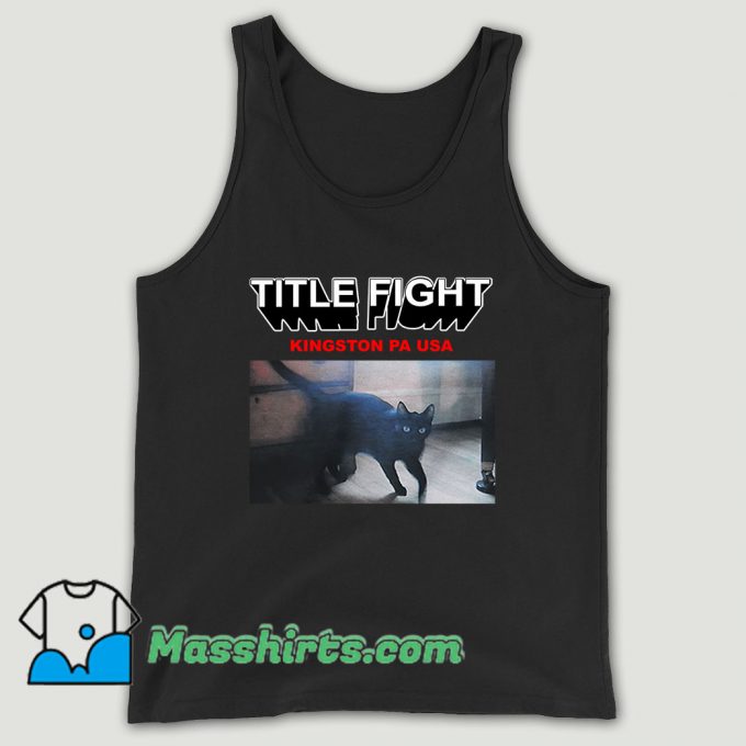 Title Fight Kingston Cat Unisex Tank Top