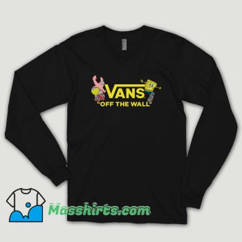 Vans Spongebob Squarepants Collaboration Yellow Long Sleeve Shirt