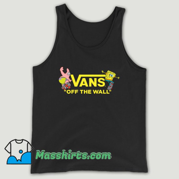 Vans Spongebob Squarepants Collaboration Yellow Unisex Tank Top