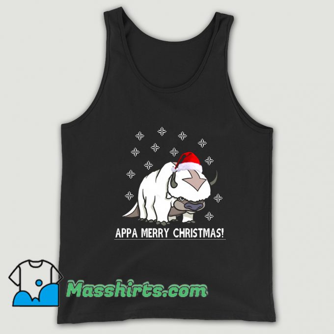 Appa Merry Christmas Avatar Tank Top