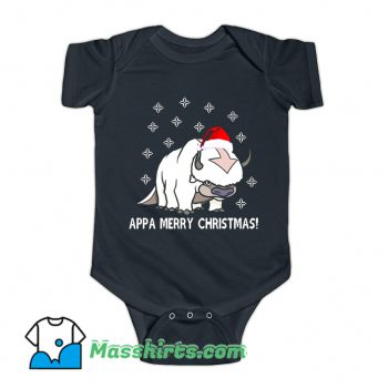 Appa Merry Christmas Avatar Baby Onesie