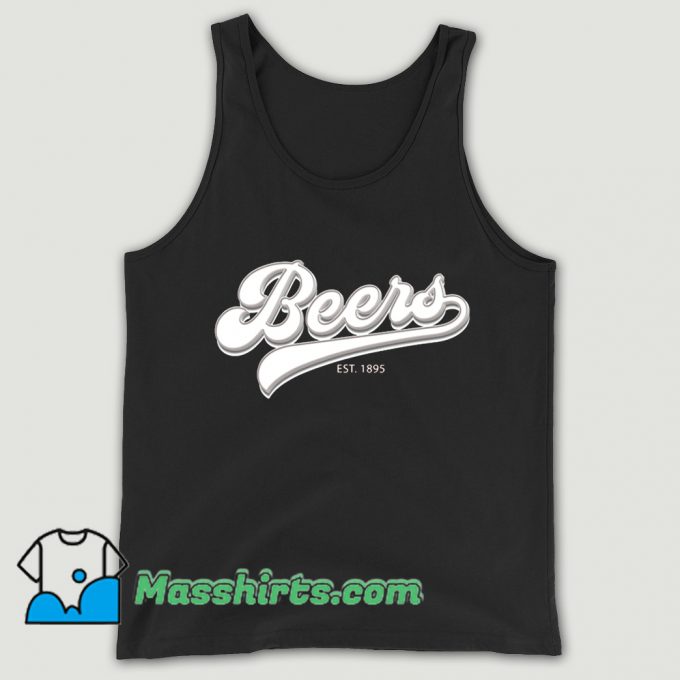 Awesome Drink Beers EST 1895 Tank Top