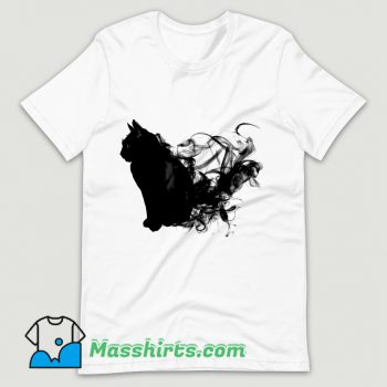 Black Cat Aura T Shirt Design