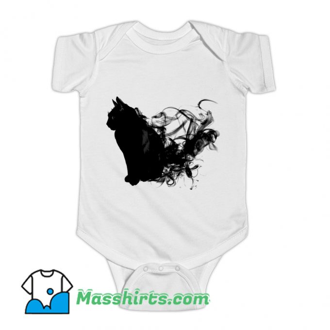 Black Cat Aura Baby Onesie