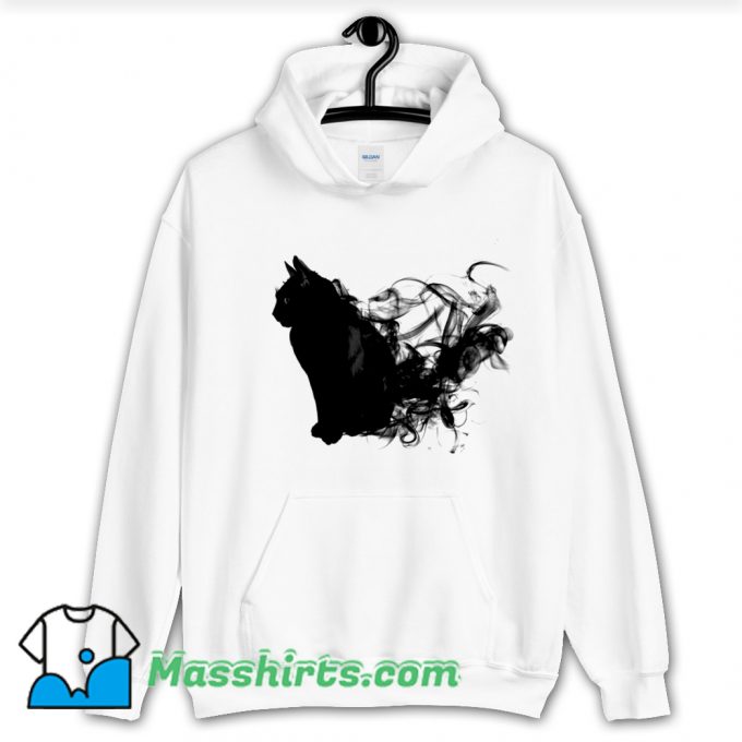 Classic Black Cat Aura Hoodie Streetwear