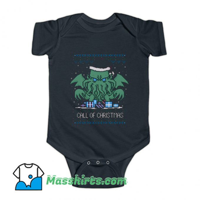 Call Of Christmas Baby Onesie