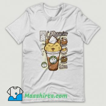 Catppuccino Drink T Shirt Design