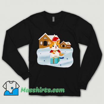 Christmas Night Cute Cat Shirt
