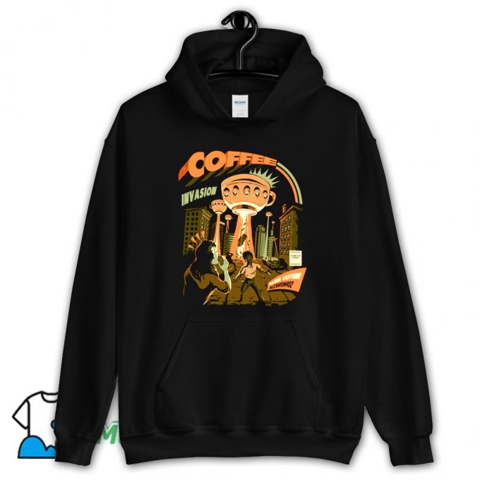 Classic Coffee Invasion Hoodie Streetwear