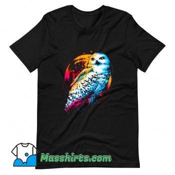 Funny Colorful Owl T Shirt Design