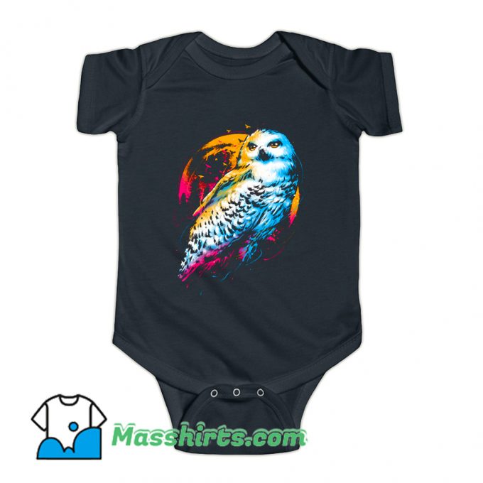 Colorful Owl Baby Onesie