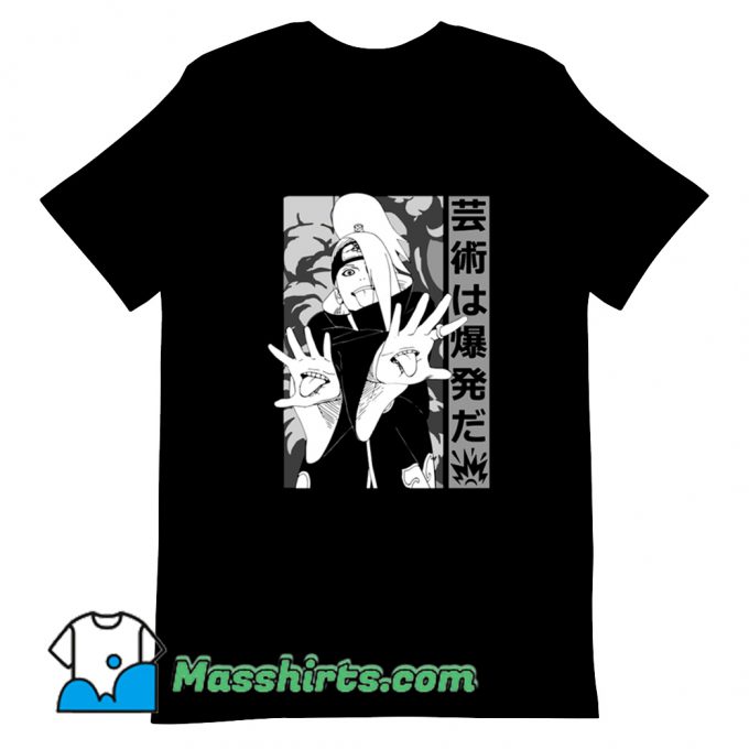 Vintage Deidara T Shirt Design