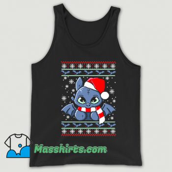 Dragon Night Fury Ugly Christmas Sweater Tank Top