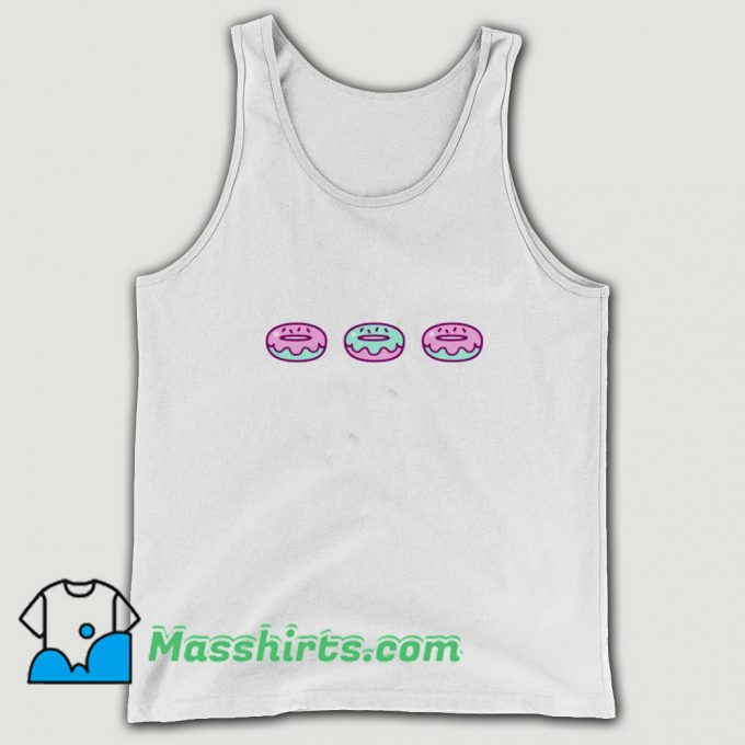 Classic Eat Donuts Food Tank Top