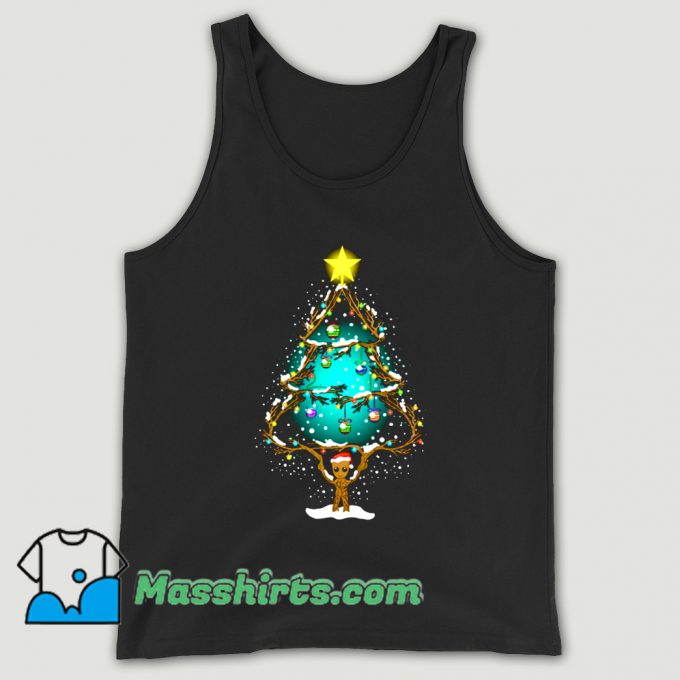 Vintage I Am Christmas Groot Tank Top