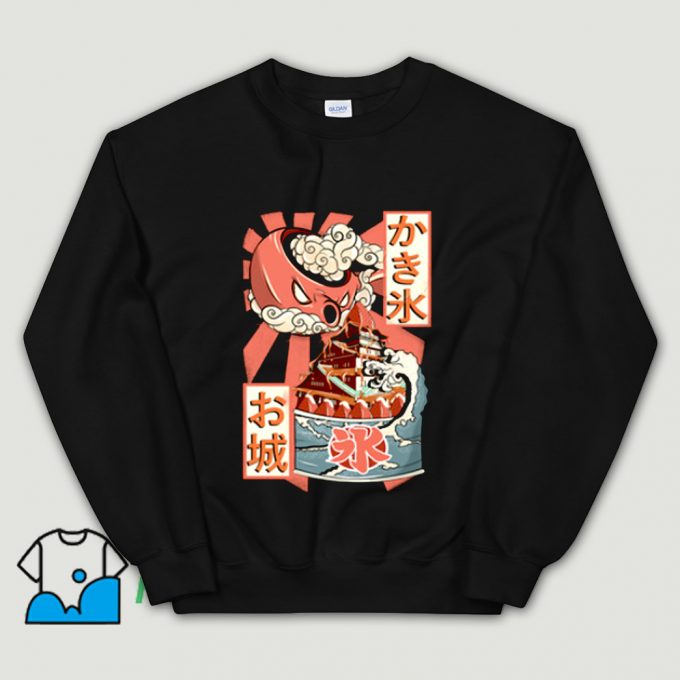 Japanese Ice Cream and Radiant Teapot Sweatshirt