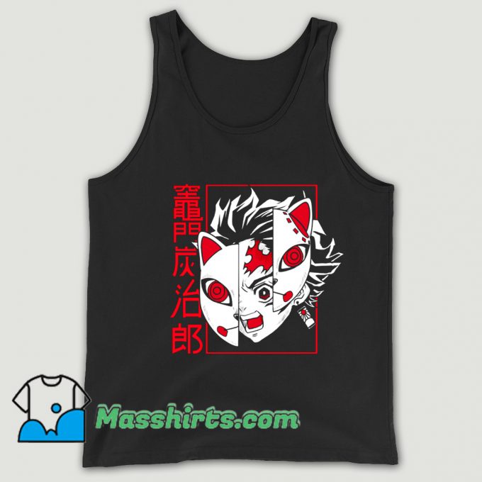 Vintage Anime Kamado Tanjirou Tank Top