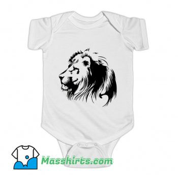 Lion Shadow Baby Onesie