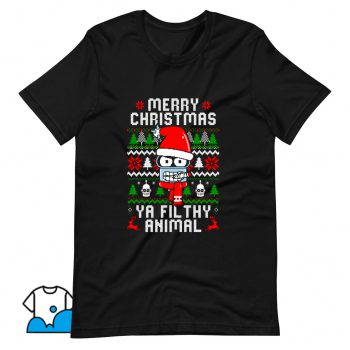 Merry Christmas Ya Filthy Animal T Shirt Design
